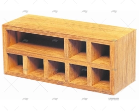 SCATOLA TEAK PER BANDIERE 260x105x110mm ARC MARINE
