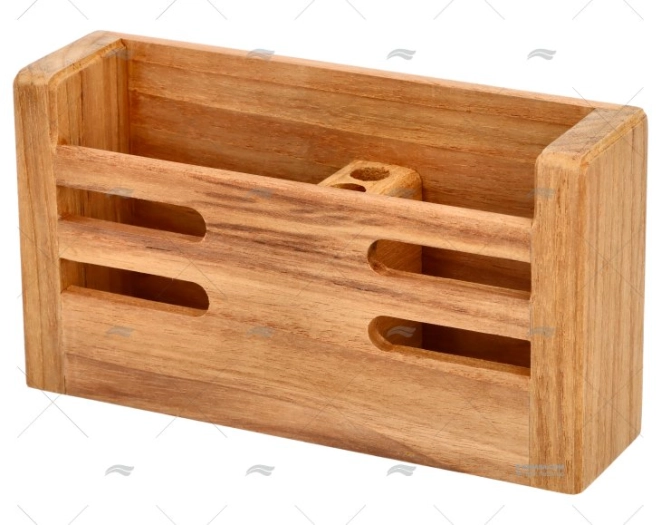 SUPORTE MULTIUSOS EM TECA 180x50x100mm ARC MARINE