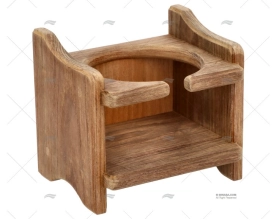 TEAK MUG HOLDER 125x115x100mm D.80mm ARC MARINE