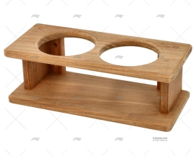 SUPORTE COPOS (2) TECA 215x75x90mm ARC MARINE