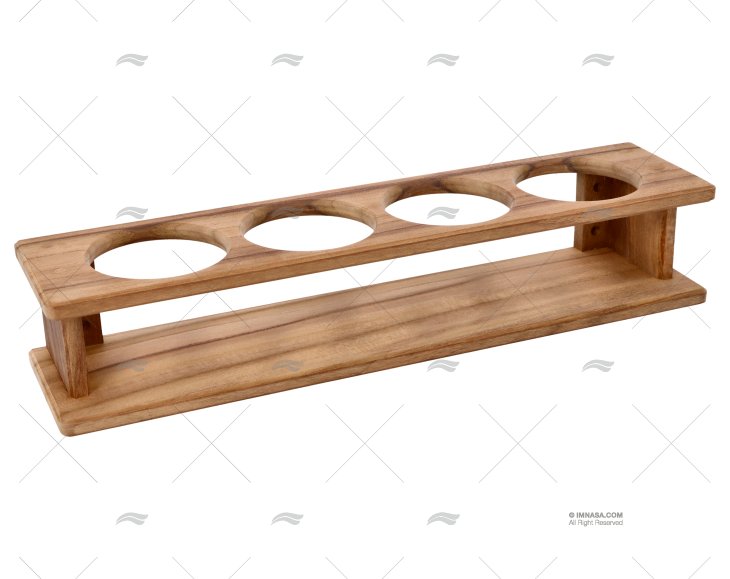 SUPORTE COPOS (4) TECA 386x75x90mm ARC MARINE