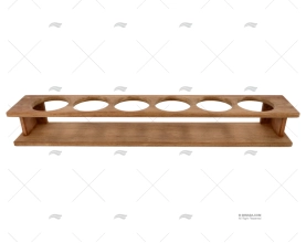 SUPORTE COPOS (6) TECA 560x75x90mm ARC MARINE