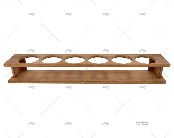 SUPORTE COPOS (6) TECA 560x75x90mm ARC MARINE