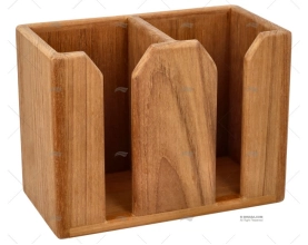 SUPORTE PARA GARRAFAS (2) TECA 190x95x140mm ARC MARINE
