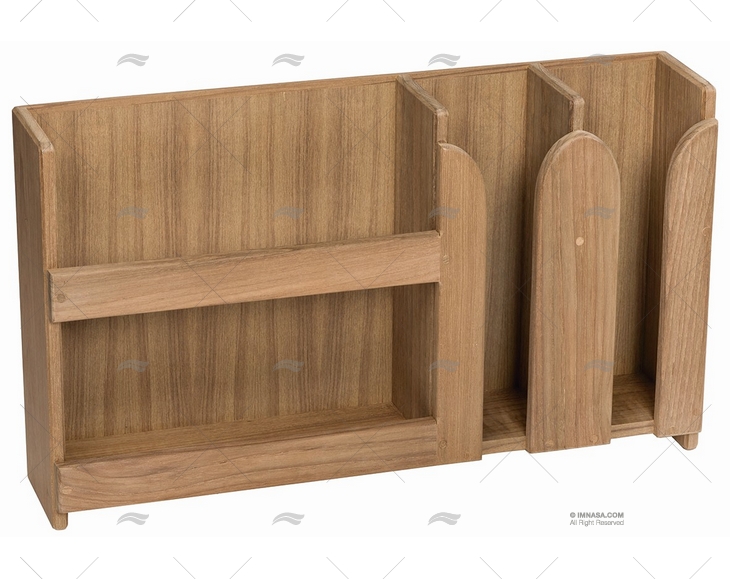 SUPORTE PRATOS E CANECAS TECA ARC MARINE
