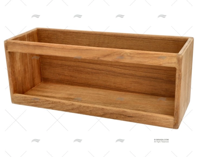 PORTA LIVROS E FOLHAS TECA ARC MARINE