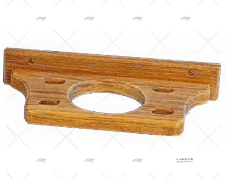 PORTA COPO E ESCOVA TECA 120x95mm ARC MARINE