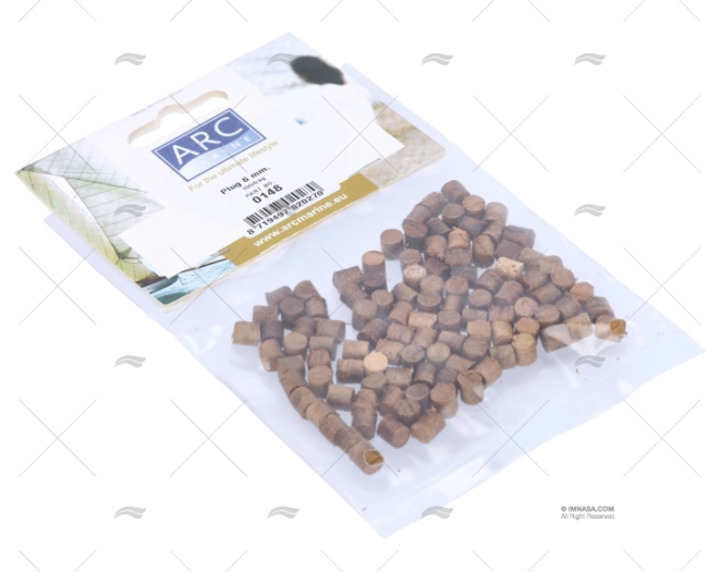 TAMPÃO DE TECA Ø6mm (BOLSA 100 UNIDADES) ARC MARINE