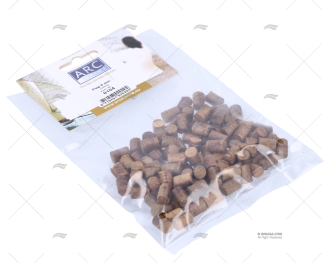 TAPPO DI TEAK Ø8mm (BORSA  100 UNITÀ) ARC MARINE