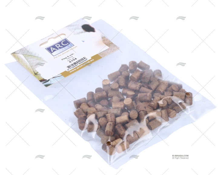 TAPPO DI TEAK Ø8mm (BORSA  100 UNITÀ) ARC MARINE