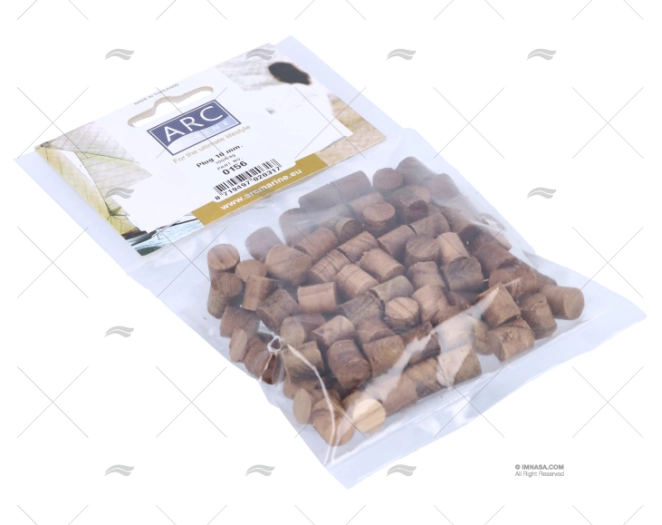 TAMPÃO DE TECA Ø10mm (BOLSA 100 UNIDADES) ARC MARINE