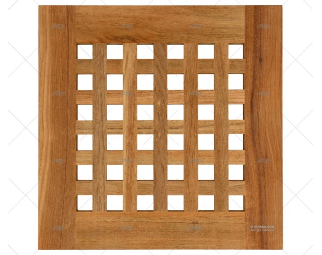 GRELHA TECA PARA DUCHES  400x400mm ARC MARINE
