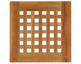 GRIGLIATO TEAK PER DOCCE  400x400mm ARC MARINE