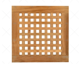GRIGLIATO IN TEAK PER DOCCE  500x500mm ARC MARINE