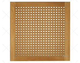 GRELHA TECA PARA DUCHES  1000x1000mm ARC MARINE