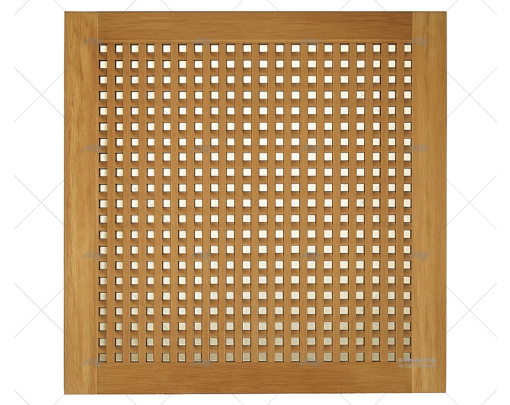 GRELHA TECA PARA DUCHES  1000x1000mm ARC MARINE