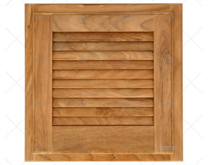 PORTES PERSIENNE TEAK 380x380mm ARC MARINE