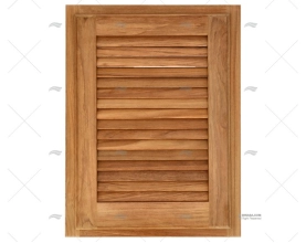 PORTES PERSIENNE TEAK 380x505mm ARC MARINE