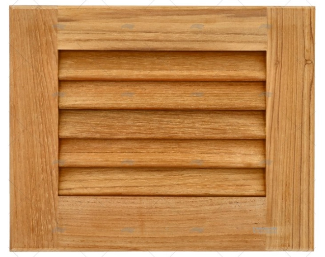 GRILLE AERATION TEAK 230x190mm ARC MARINE
