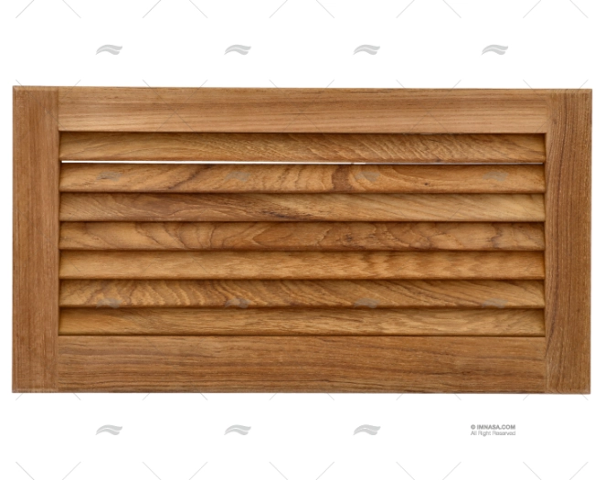 GRELHA VENTILAÇÃO TECA 450x240mm ARC MARINE