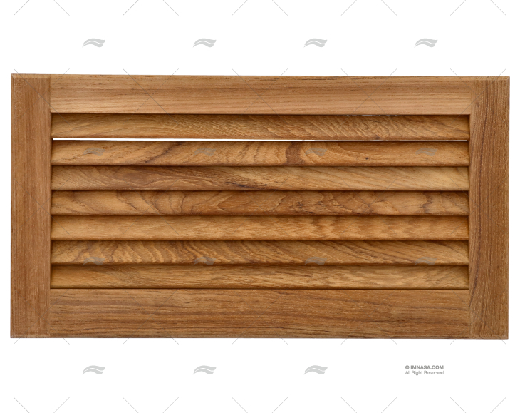 GRELHA VENTILAÇÃO TECA 450x240mm ARC MARINE