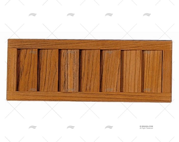 GRIGLIA VENTILAZIONE TEAK 350x128mm ARC MARINE