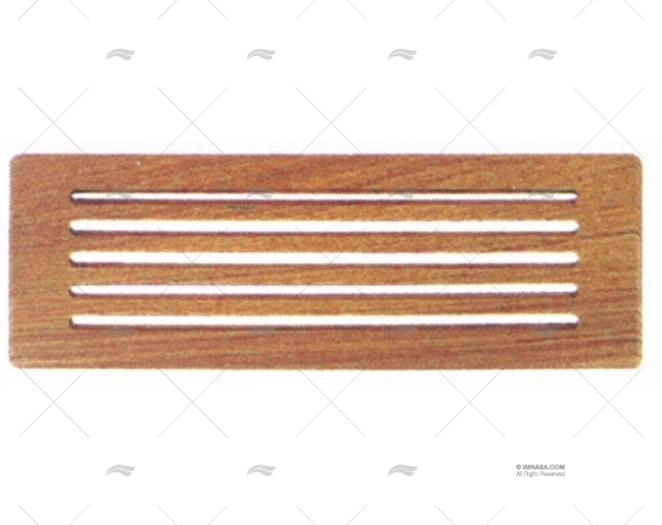 GRIGLIA VENTILAZIONE TEAK 300x100mm ARC MARINE