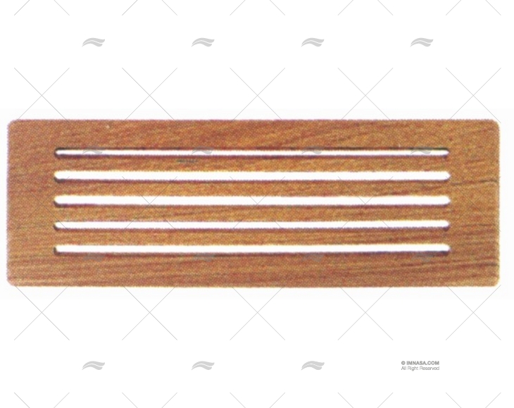 GRIGLIA VENTILAZIONE TEAK 300x100mm ARC MARINE