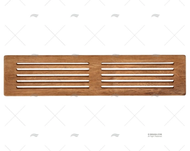 GRELHA VENTILAÇÃO TECA .445x100mm ARC MARINE