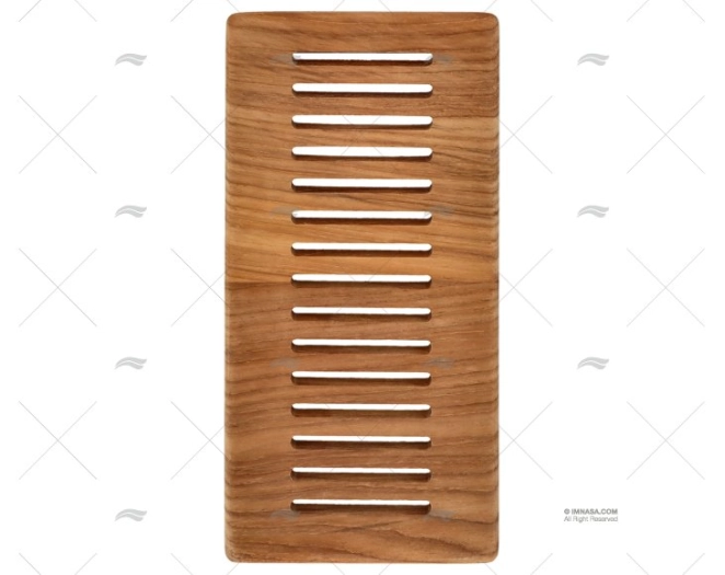 GRELHA VENTILAÇÃO TECA 125x250mm ARC MARINE