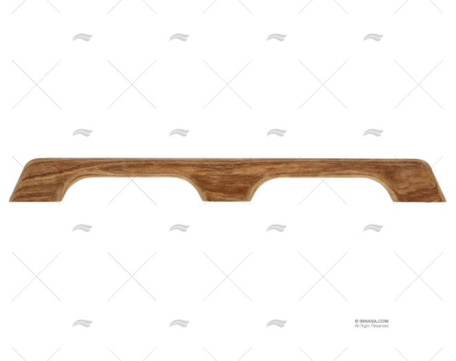 CORRIMÃO TECA 580mm 2 ARCOS ARC MARINE