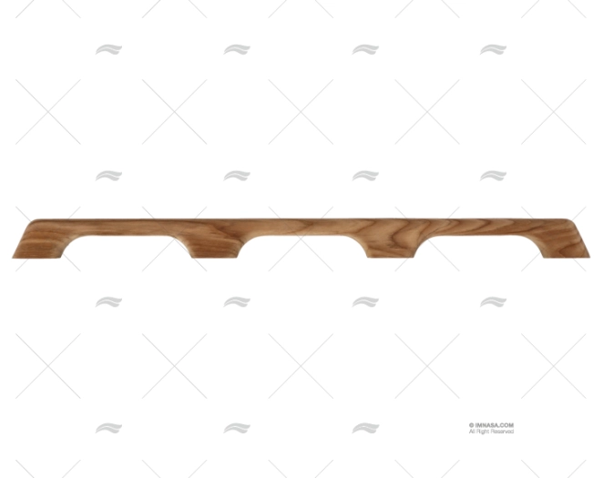 CORRIMÃO TECA 840mm 3 ARCOS ARC MARINE