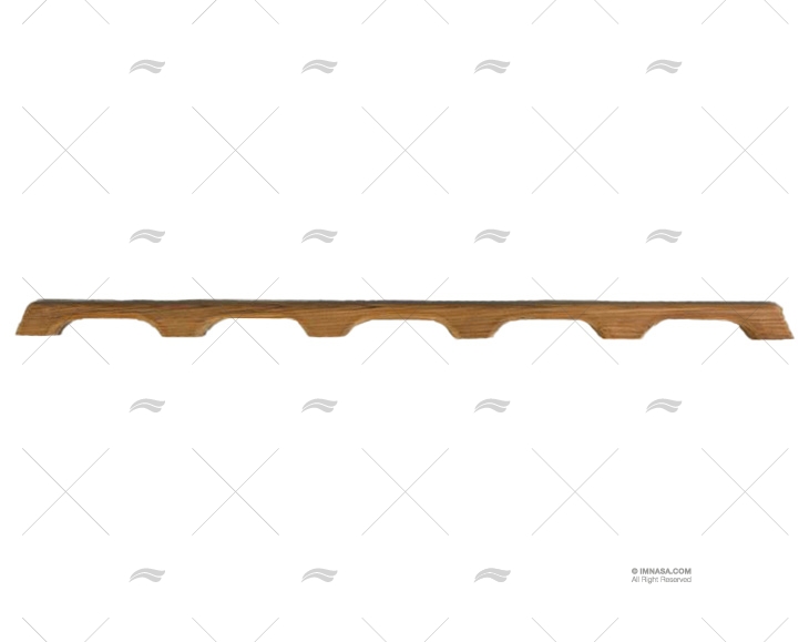CORRIMÃO TECA 1350mm 5 ARCOS ARC MARINE