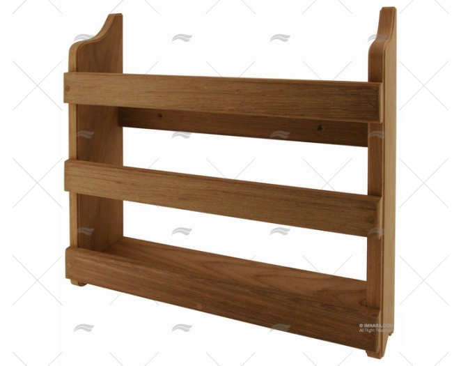 SUPORTE TECA REVISTAS 375x355x105mm ARC MARINE