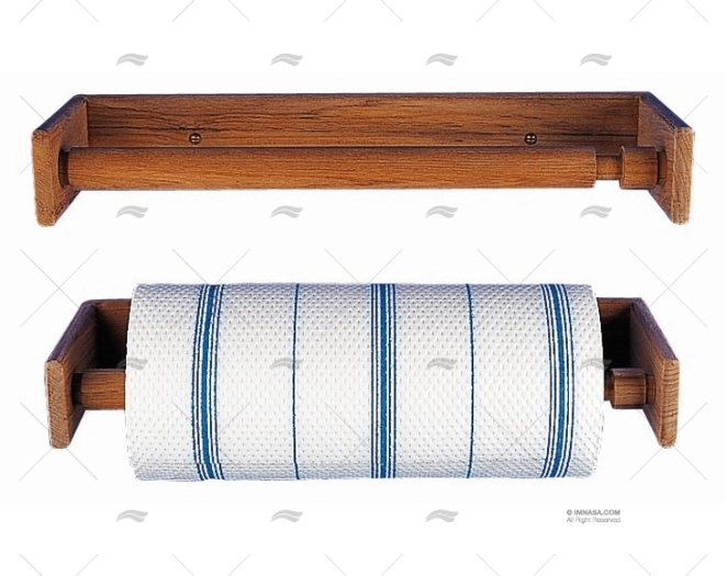PORTAROLO TECA 315x110x45mm ARC MARINE