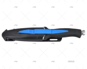 COLTELLO SUBACQUEO C/FOD BLU 24-H12cm MAC COLTELLERIE