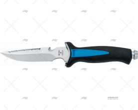 KNIFE DIVING W/COV BLU 24-H12cm