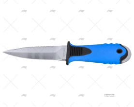COLTELLO SUB C/FOD BLU 21-H10cm MAC COLTELLERIE