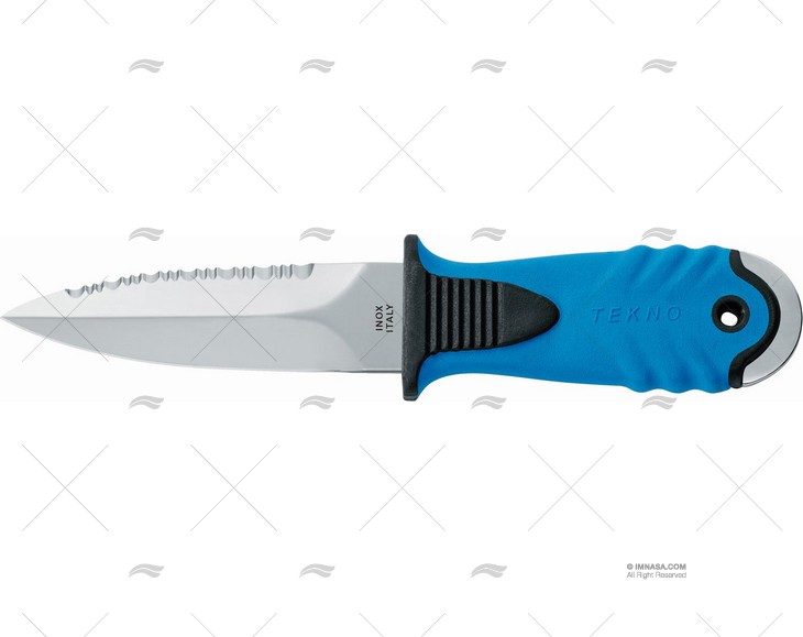 KNIFE DIVING W/COV BLU 21-H10cm