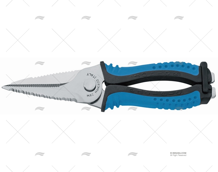 COLTELLO FORBICE C/COPERTURA BLU 20-H10cm MAC COLTELLERIE