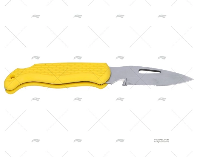 FACA NÁUTICA AMARELA  20-H8.5cm MAC COLTELLERIE
