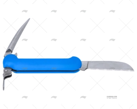 KNIFE SAYLOR BLUE  18.5-H7.5cm