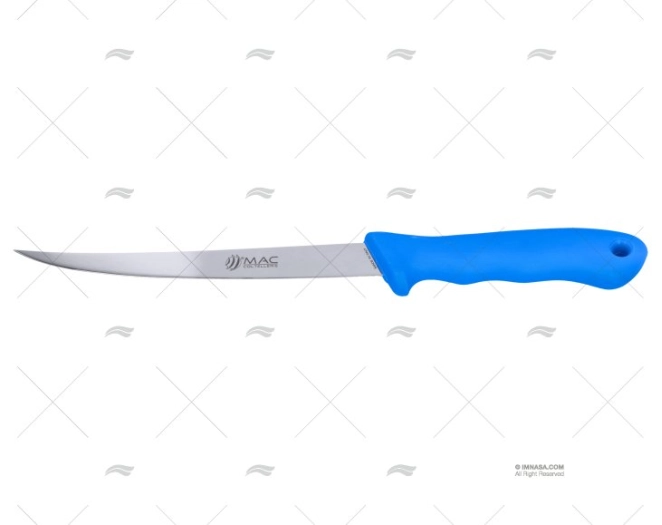 FACA PESCA C/ CAPA AZUL 31.5-H18cm MAC COLTELLERIE