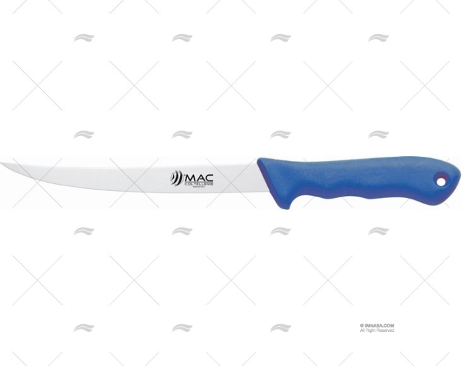 KNIFE FISHING W/COV BLUE  31.5-H18cm MAC COLTELLERIE