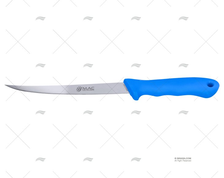 FACA PESCA C/ CAPA AZUL 31.5-H18cm MAC COLTELLERIE