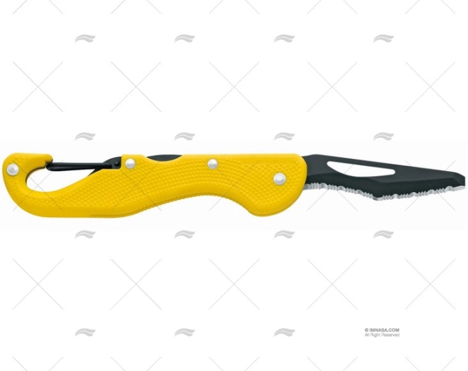 CUCHILLO RESCUE PLEGABLE AMARILLO