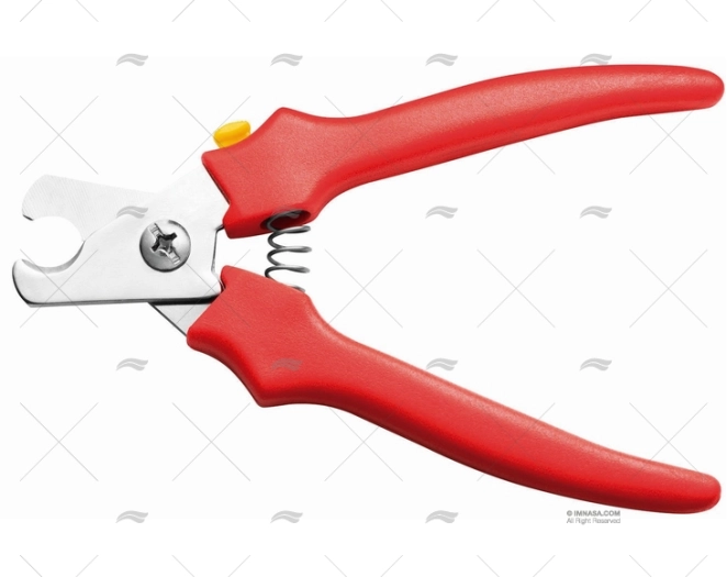CORTADOR DE SEGURANÇA TESOURA VERMELHO 16.5cm