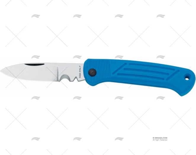 COLTELLO DA LAVORO PIEGHEVOLE BLU 19.5-H8cm