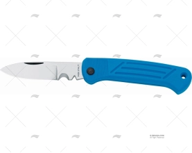 COLTELLO DA LAVORO PIEGHEVOLE BLU 19.5-H8cm