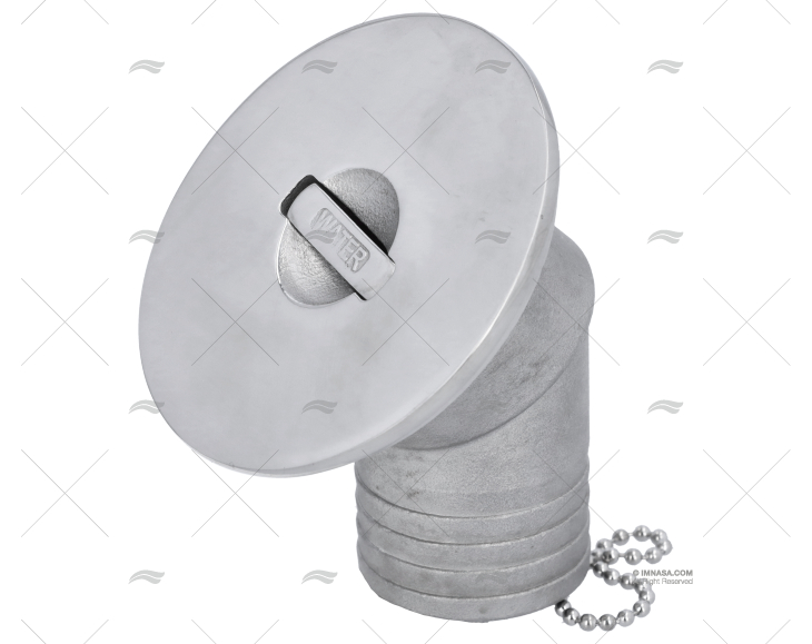 STAINLESS STEEL WATER CAP 38mm ANGLE